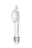 WHT LG-PUB W/SHIELD (CHR) TAP HANDLE