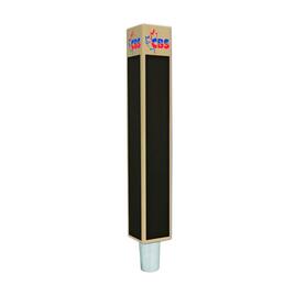 BR-4CP NATURAL CHALKBOARD BATON TAP HANDLE
