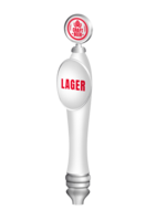 BR-2S 4CP VINYL WHITE LG-PUB W/SHIELD & ROUND TOP