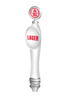 BR-2S 4CP VINYL WHITE LG-PUB W/SHIELD & ROUND TOP