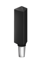 BLK TOBIE (CHR) TAP HANDLE