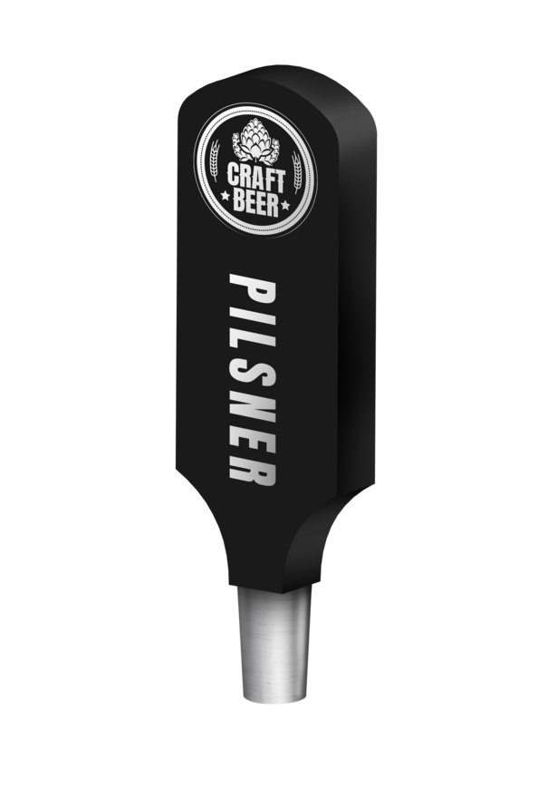 BR-2S 4CP BLK OUTRIGGER (CHR) TAP HANDLE