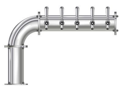 5 TAP(4"OC)POLISHED SS LINX L7 CH-MX AIR
