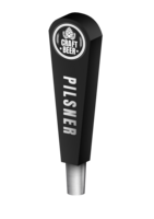 BR-2S 4CP BLK T-BIRD (CHR) TAP HANDLE