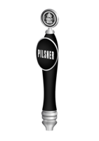 BR-2S 4CP VINYL BLK LG-PUB W/SHIELD & ROUND TOP(CHR)