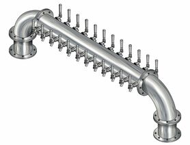 24 TAP BRUSH SS 6"Dia(12+12) DBL SERV GOLDEN GATE TOWER CLD