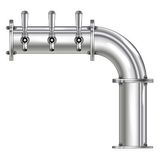 3 TAP(4"OC)POLISHED SS LINX R7 CH-MX CLD