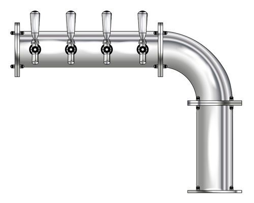 4 TAP(4"OC)POLISHED SS LINX R7 CH-MX AIR