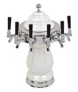 6T PEARL WHT TWR W/CHROME RING CLD-NO TAPS