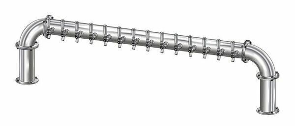 16 TAP(4"OC)POLISHED SS LIONS GATE CH-MX CLD-NO TAPS