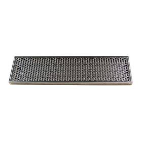 20" x 5-3/8" BRUSHED SS DRIP TRAY-NO DRAIN