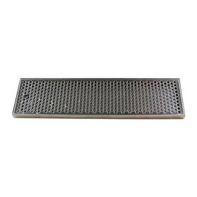 20" x 5-3/8" BRUSHED SS DRIP TRAY-NO DRAIN