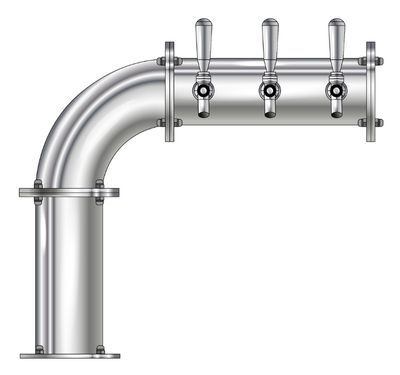 3 TAP(4"OC)POLISHED SS LINX L7 CH-MX AIR