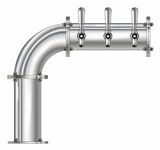 3 TAP(4"OC)POLISHED SS LINX L7 CH-MX AIR