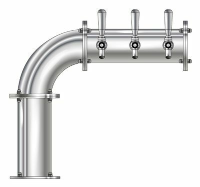 3 TAP(4"OC)POLISHED SS LINX L7 CH-MX AIR