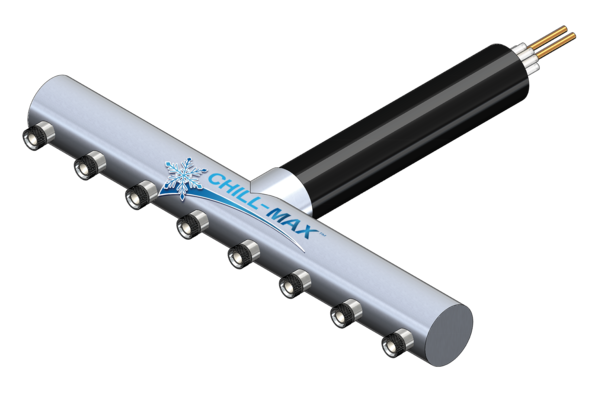 8 TAP(4"OC/4"D)WALL MT-CTR BK X CARTRIDGE-GLYCOL COOLED