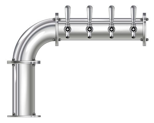 4 TAP(4"OC)POLISHED SS LINX L7 CH-MX AIR