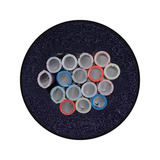 CABLED 12+4 FIRE RATED PVC JACKET 3/8" ID HI GLOSS TUBES