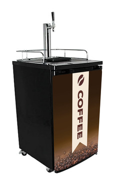 BR(DR)BLACK 1 TAP(SS) CONSUMER KEGERATOR - LESS TAP-KIT