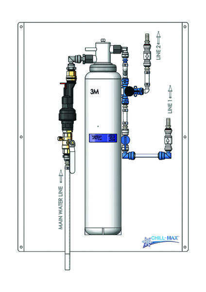 3M HF60 PREMIUM WATER FILTER SYSTEM PANEL