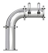 2 TAP(4"OC)POLISHED SS LINX L7 CH-MX CLD