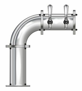 2 TAP(4"OC)POLISHED SS LINX L7 CH-MX CLD