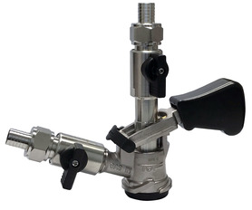 "D" KEG WASHING & FILLING COUPLER W/MM SHUT-OFFS