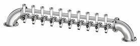 10 TAP POLISHED SS LOW BRIDGE TOWER AIR COOLED