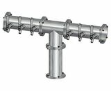 6 TAP(4"OC)BRUSHED SS CONDOR "T" CH-MX CLD