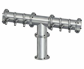 6 TAP(4"OC)BRUSHED SS CONDOR "T" CH-MX CLD