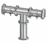 4 TAP(4"OC)BRUSHED SS CONDOR "T" CH-MX CLD