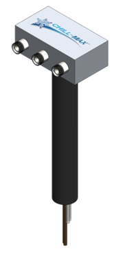 3 TAP(3"OC)3"DIA "T"- BOTTOM EXIT CARTRIDGE-GLYCOL COOLED