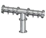 6 TAP(4"OC)BRUSHED SS CONDOR "T" CH-MX AIR