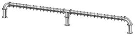 32 TAP(4"OC)POLISHED SS LIONS GATE 3P GLYCOL COOLED