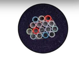 CABLED 12+4 TAPED JACKET 3/8" ID DUOFLEX TUBES