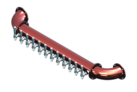 12 TAP(3"OC)CANDY COPPER LIONS GATE WM CH-MX-CLD