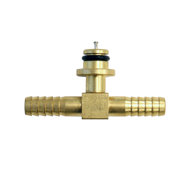 SF BRASS 1/4" BARB "T" GAS FITTING