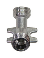 304SS 5/8" BEER THREAD (X2) ANGLED WALL BRACKET