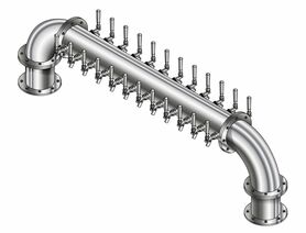 48 TAP POLISH SS 6"Dia(24+24)DBL SERV GOLDEN GATE TOWER CLD