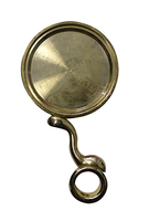 GLD RND ANGLED MEDAL HLDR