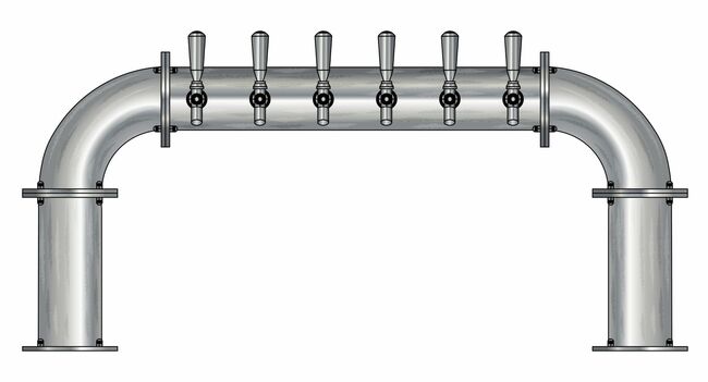 6 TAP(4"OC)BRUSHED SS LIONS GATE CH-MX AIR