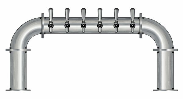 6 TAP(4"OC)BRUSHED SS LIONS GATE CH-MX AIR
