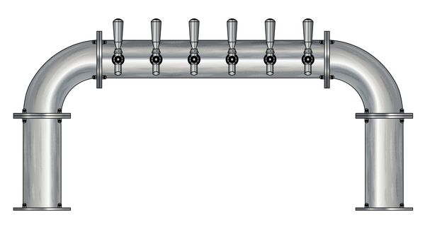 6 TAP(4"OC)BRUSHED SS LIONS GATE CH-MX AIR