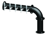 5 TAP(4"OC)MATTE BLACK LINX R7 W/PVD HARDWARE CH-MX CLD
