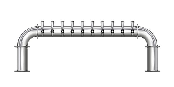 10 TAP(4"OC)POLISHED SS LIONS GATE GLYCOL COOLED