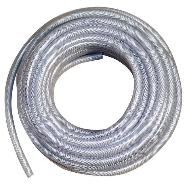 1/2" ID x 3/4" OD PVC BRAIDED HOSE-(100')