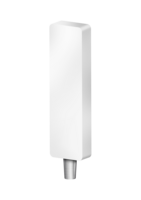 WHT BLOCK (CHR) TAP HANDLE