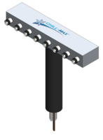 8 TAP(3"OC)4"DIA. "T"- BOT EXIT CARTRIDGE-GLYCOL COOLED