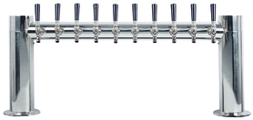 10 TAP POLISHED SS METRO-H TOWER GLYCOL COOLED