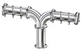 6 TAP(4"OC)POLISHED SS ALBATROSS CH-MX CLD